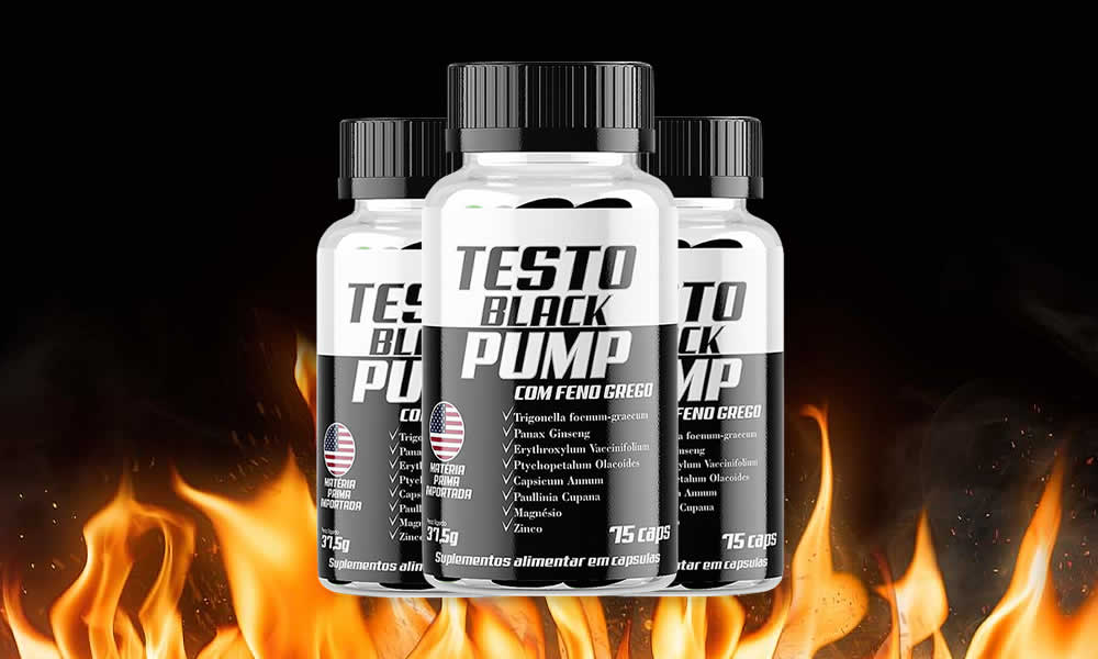 Suplemento de Reforço de Testosterona Testo Black Pump: Vale a Pena Comprar?